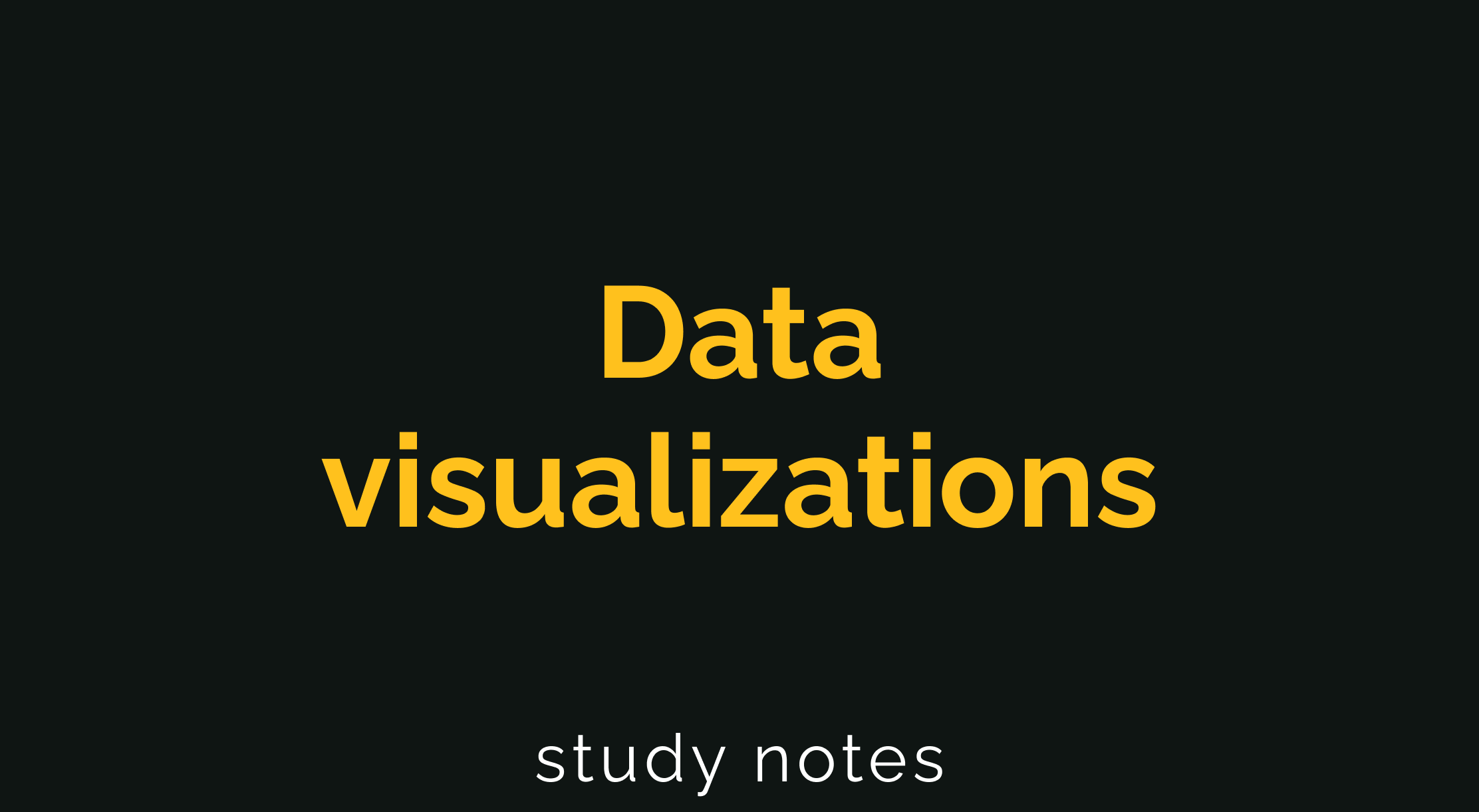 Data Visualisation