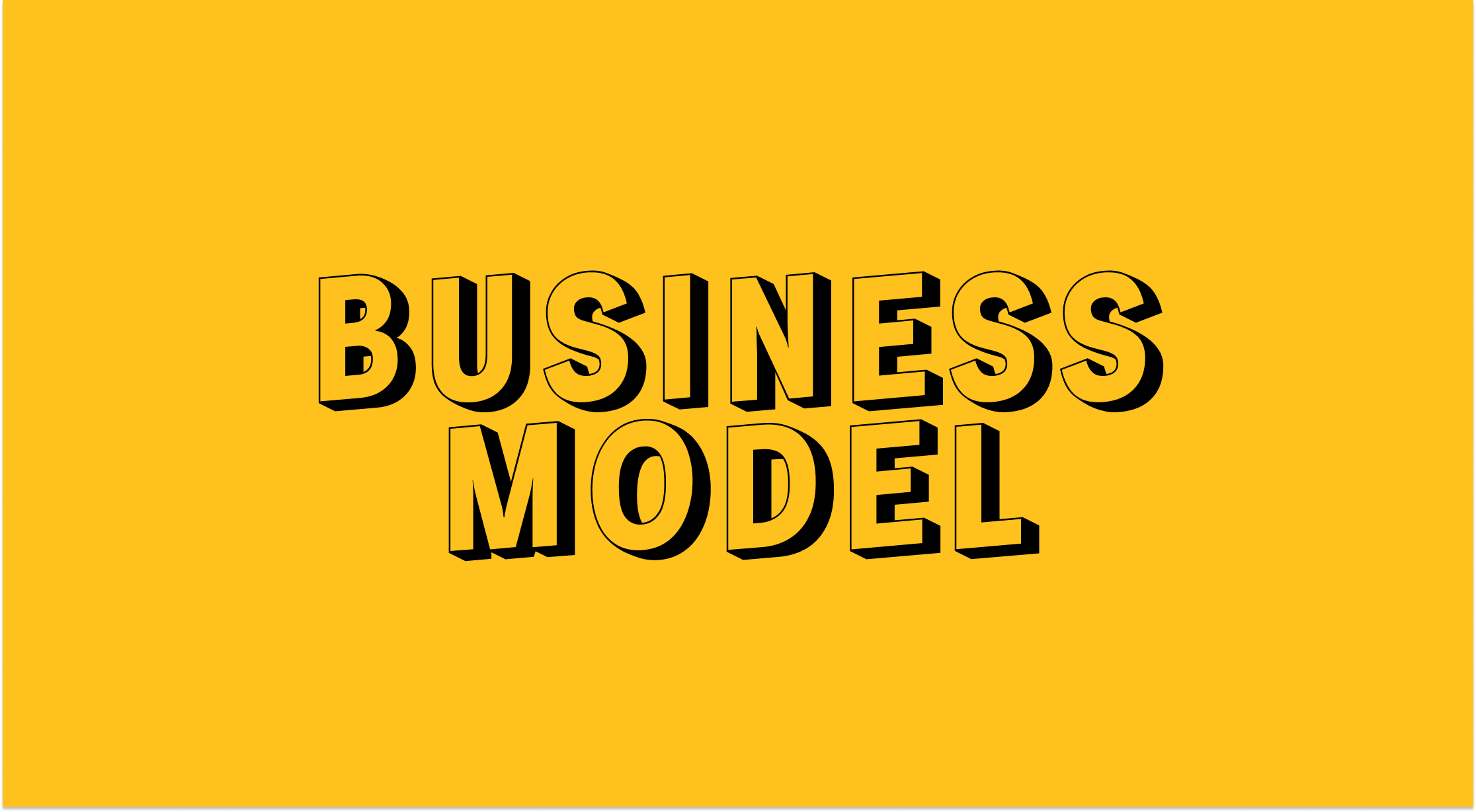 A look at the business model from the product manager's point of view