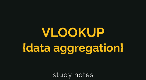 VLOOKUP {data aggregation}