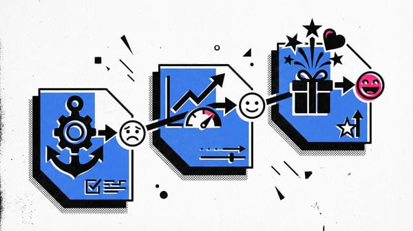 Visual representation of customer satisfaction driving business success through the Kano Model framework.