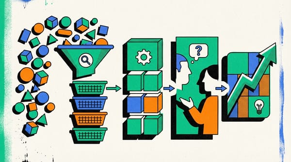Colorful charts and graphs illustrating data organization and analysis concepts.