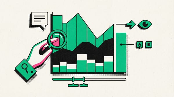 Abstract graphic illustrating data visualization techniques and effective representation of information.