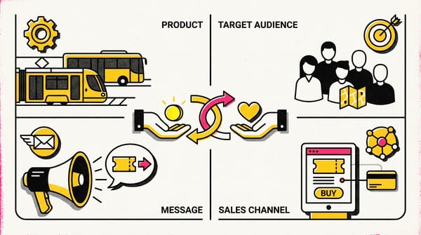 A dynamic sales funnel graphic illustrating effective communication and audience engagement strategies.