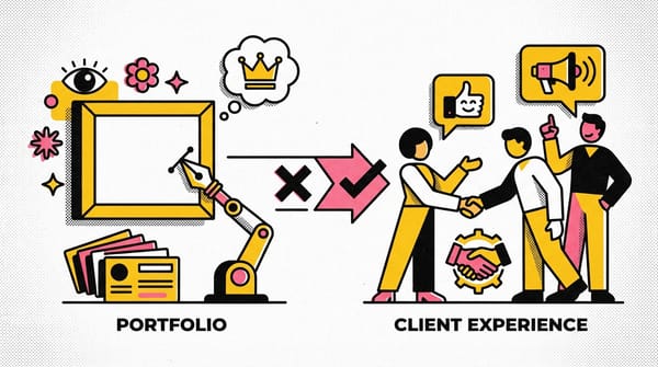 Portfolio vs. Client Experience: Why a "Pretty Website" Won't Make You a Wealthy Creator